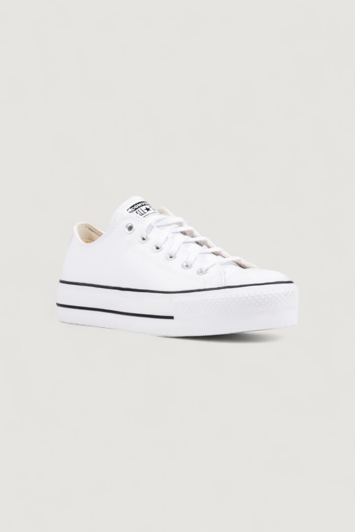 Sneakers Converse Chuck Taylor All Star Platform Clean Leather Bianco