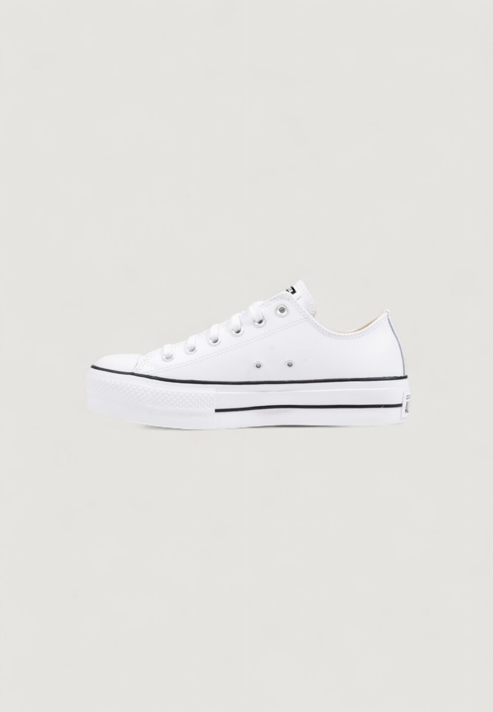 Sneakers Converse Chuck Taylor All Star Platform Clean Leather Bianco - Foto 3