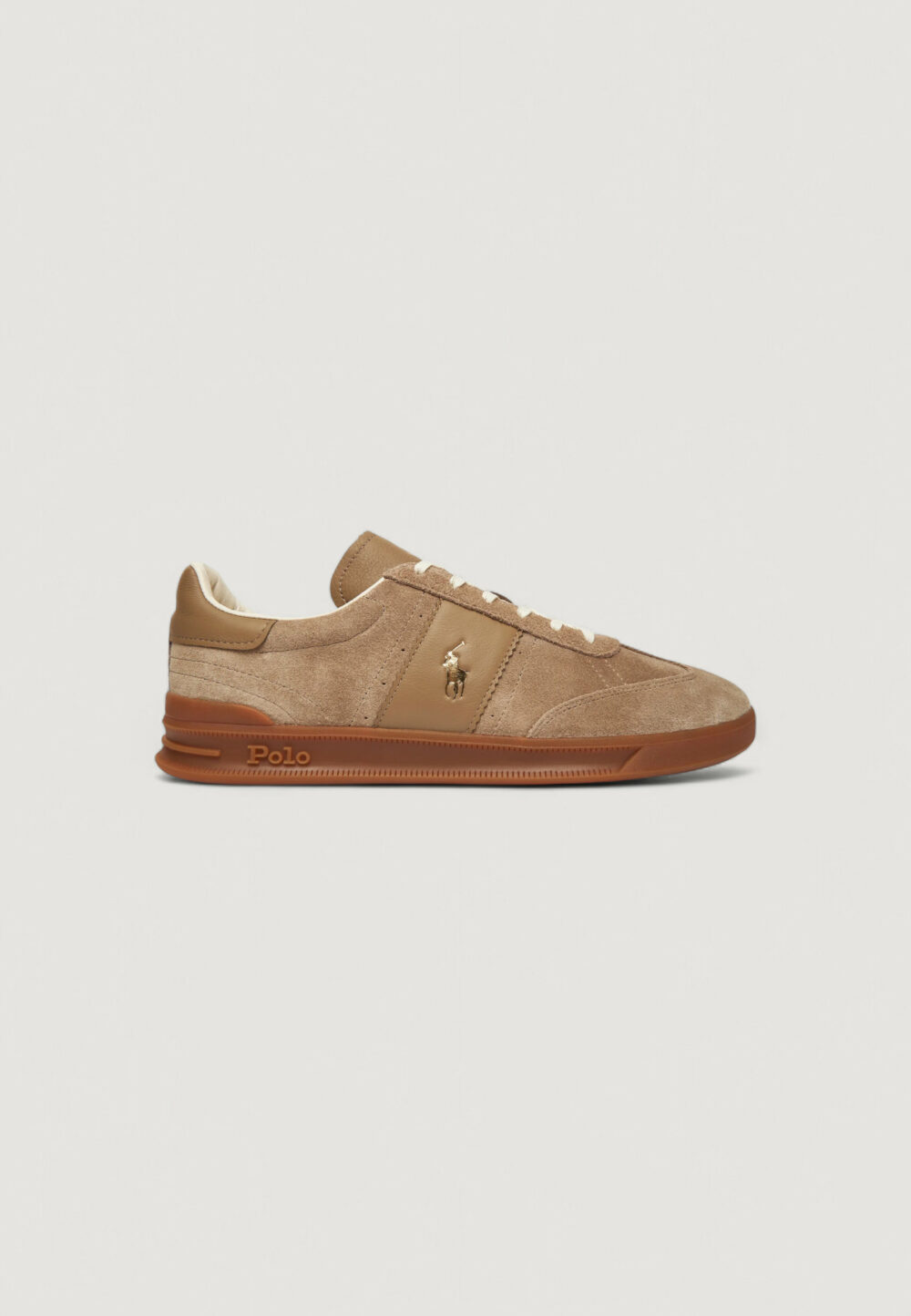 Sneakers Ralph Lauren HRT AERA PP-SNEAKERS-LOW TOP LACE Beige - Foto 1