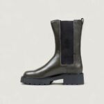 Stivali Calvin Klein Jeans CHUNKY HIGH CHELSEA Grigio - Foto 3