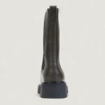 Stivali Calvin Klein Jeans CHUNKY HIGH CHELSEA Grigio - Foto 4