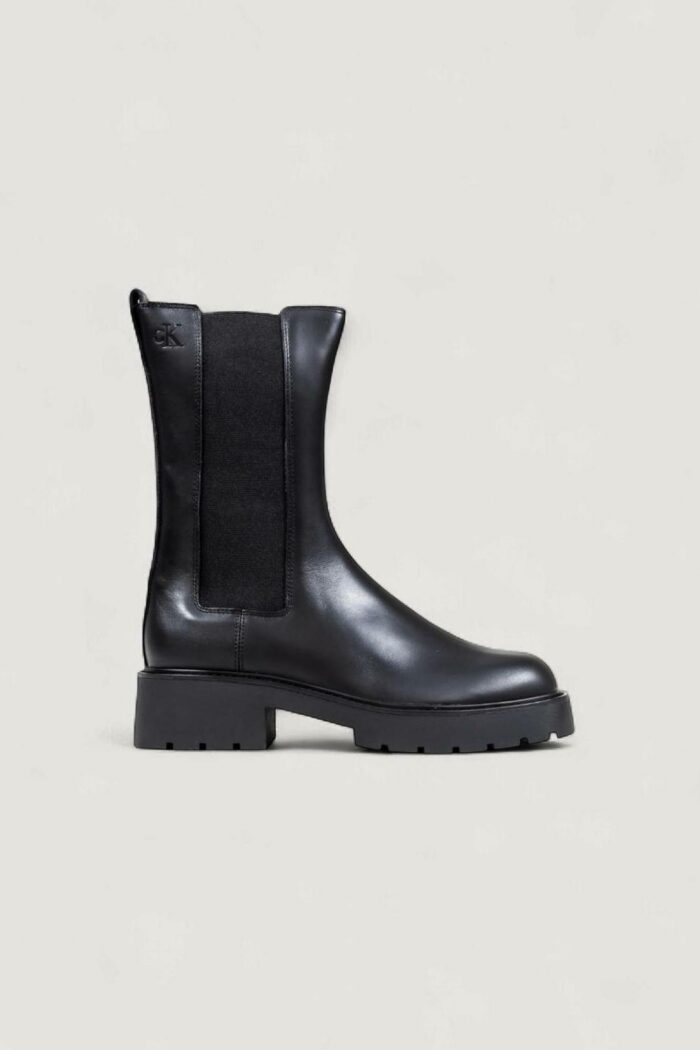 Stivali Calvin Klein CHUNKY HIGH CHELSEA Nero – YW0YW01909