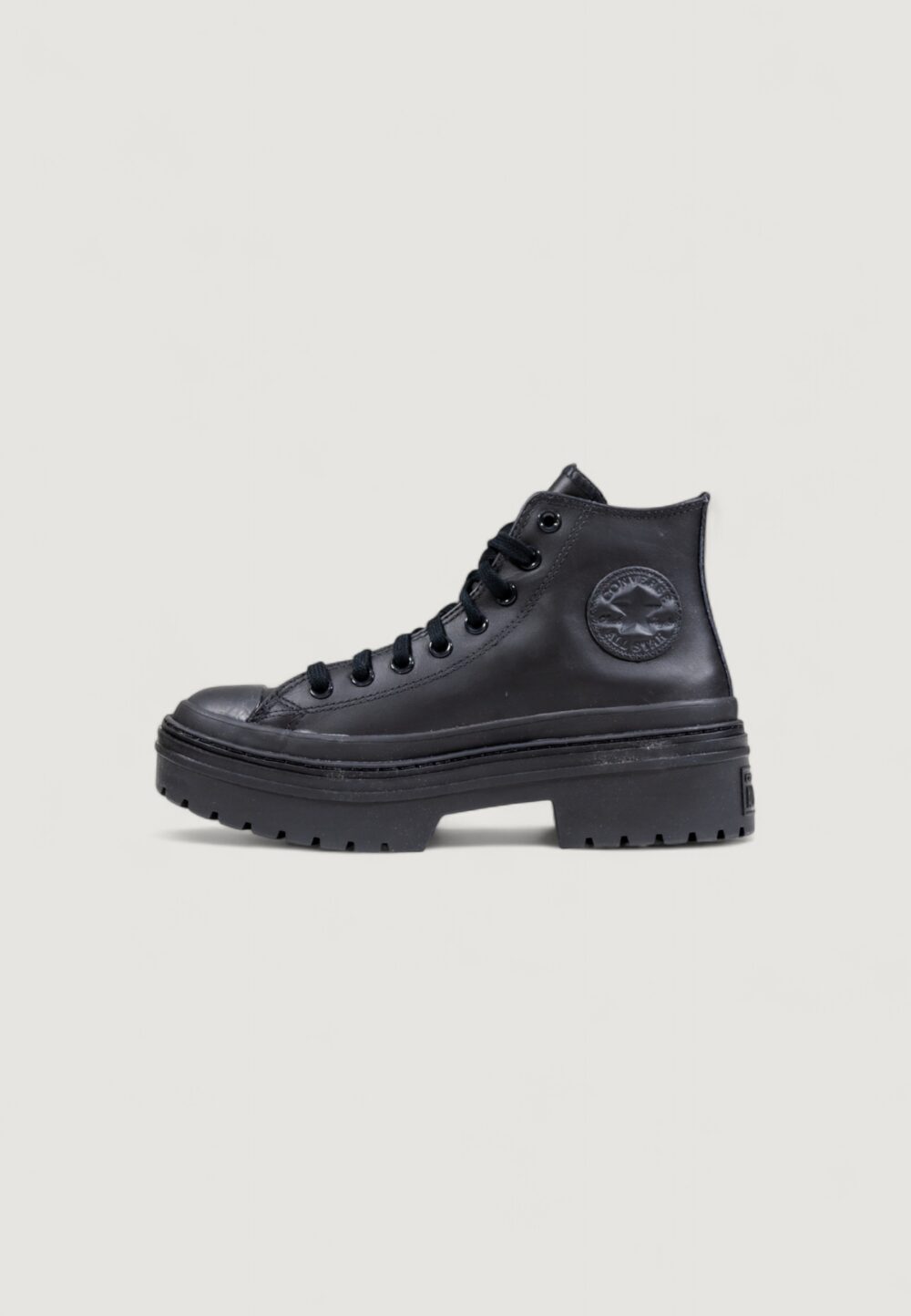 Stivali Converse Chuck Taylor All Star Lugged Heel Leather Platform Nero - Foto 3
