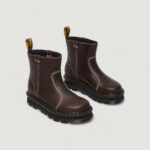 Stivali Dr. Martens Zebzag Rigger Wyoming Marrone Scuro - Foto 4