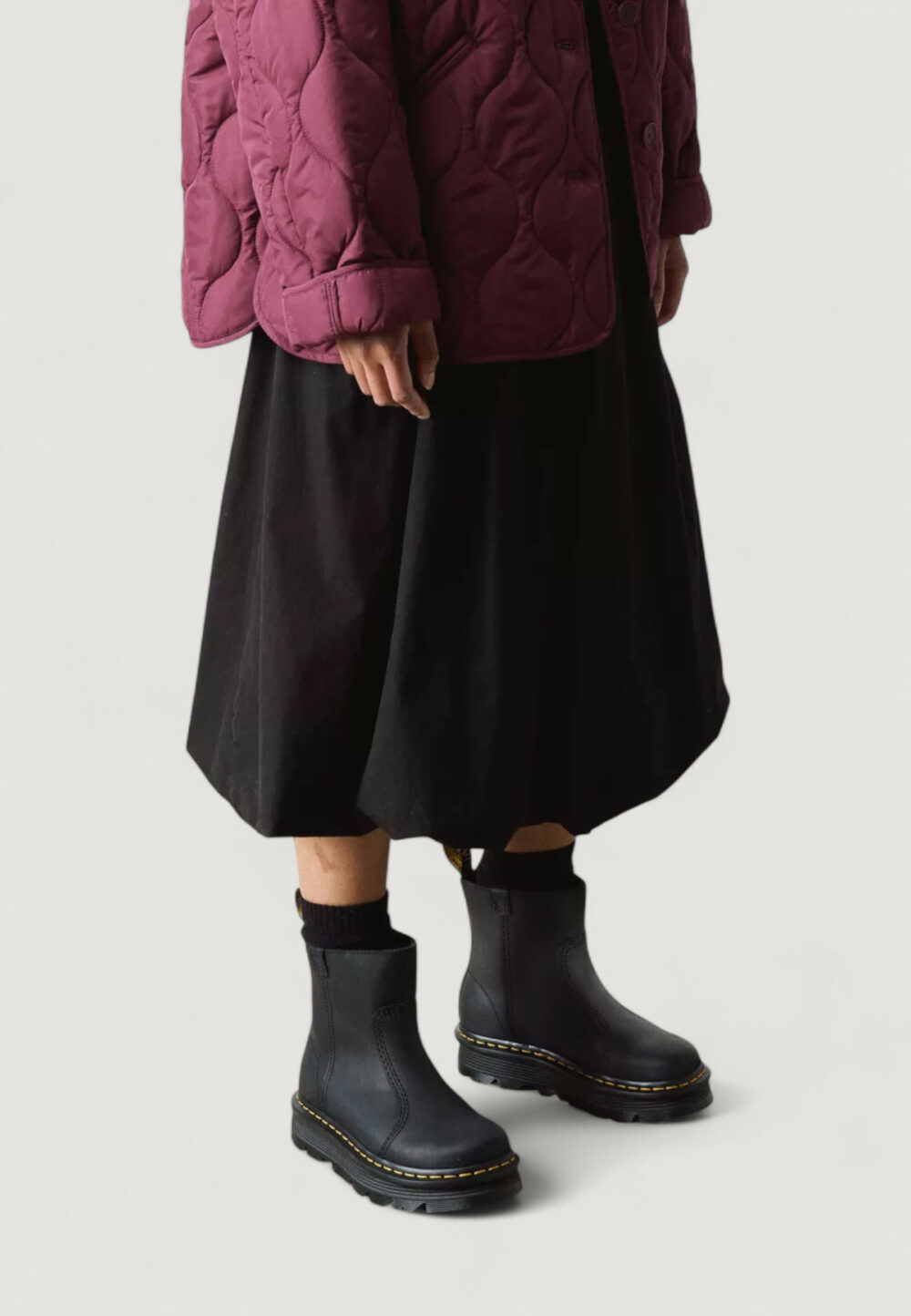 Stivali Dr. Martens Zebzag Rigger Wyoming Nero - Foto 2