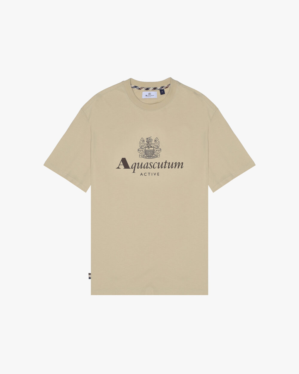 T-shirt Aquascutum Active BIG LOGO T-SHIRT Beige - Foto 1