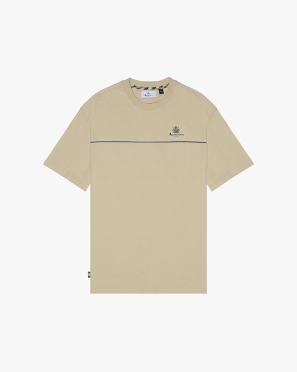 T-shirt Aquascutum Active PIPING LOGO T-SHIRT Beige - Foto 1