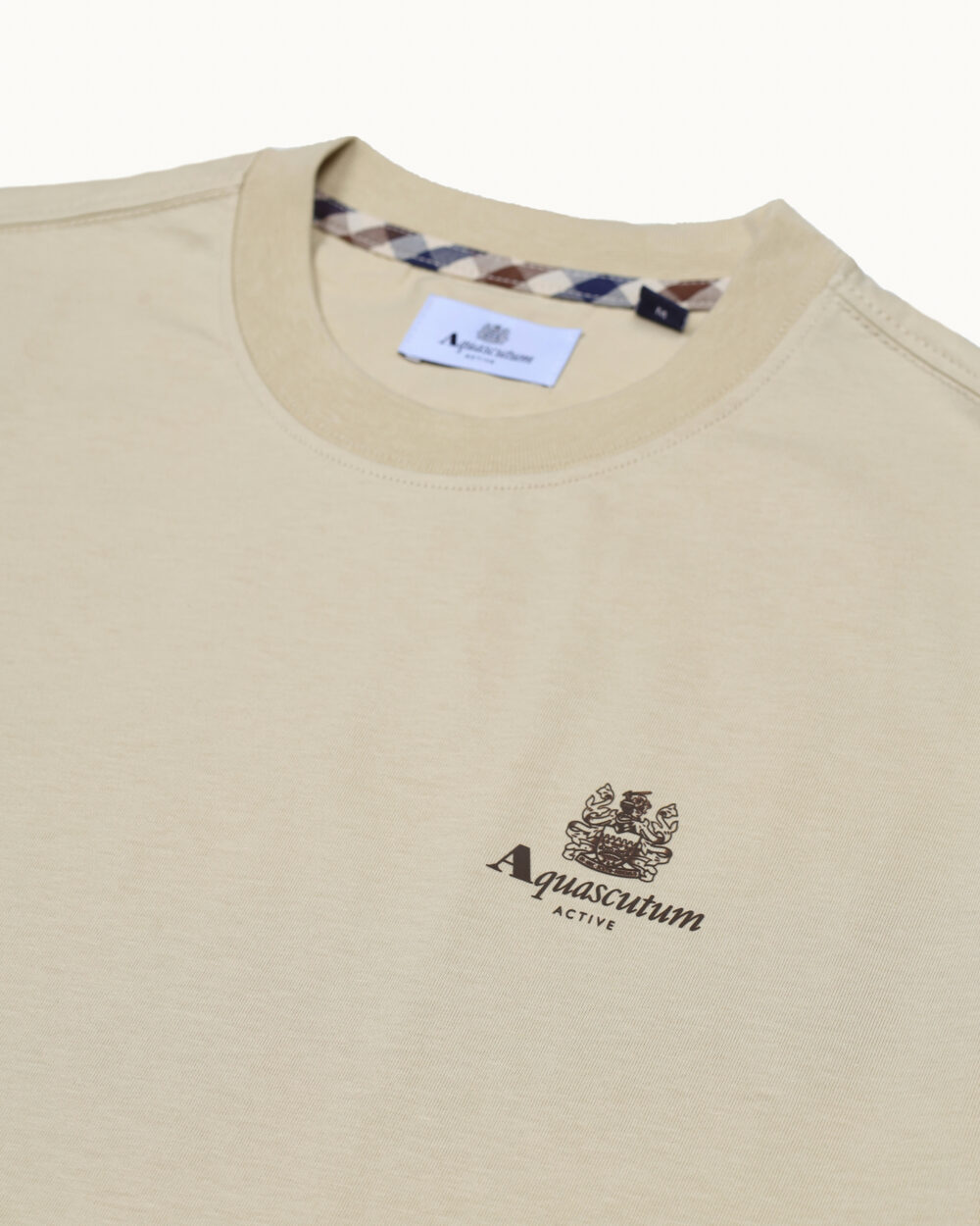 T-shirt Aquascutum Active SMALL LOGO T-SHIRT Beige - Foto 5
