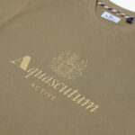 T-shirt Aquascutum Active BIG LOGO T-SHIRT Beige scuro - Foto 3