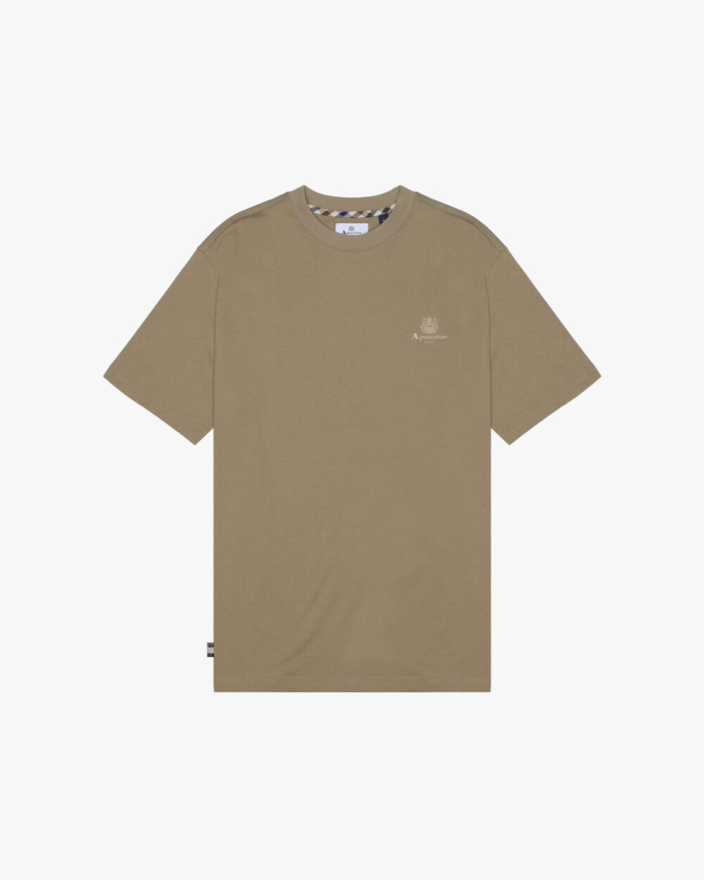 T-shirt Aquascutum Active SMALL LOGO T-SHIRT Beige scuro - Foto 1