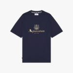T-shirt Aquascutum Active BIG LOGO T-SHIRT Blu - Foto 1