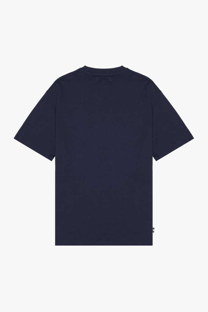 T-shirt Aquascutum Active ICONIC POCKET T-SHIRT Blu – AA_ICON_TS009