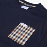 T-shirt Aquascutum Active ICONIC POCKET T-SHIRT Blu - Foto 3