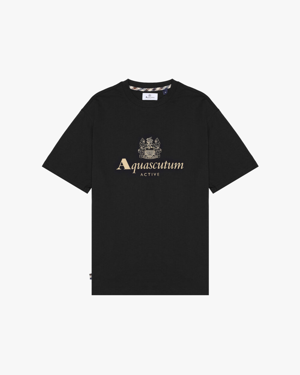 T-shirt Aquascutum Active BIG LOGO T-SHIRT Nero - Foto 1