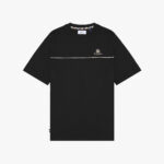 T-shirt Aquascutum Active PIPING LOGO T-SHIRT Nero - Foto 1