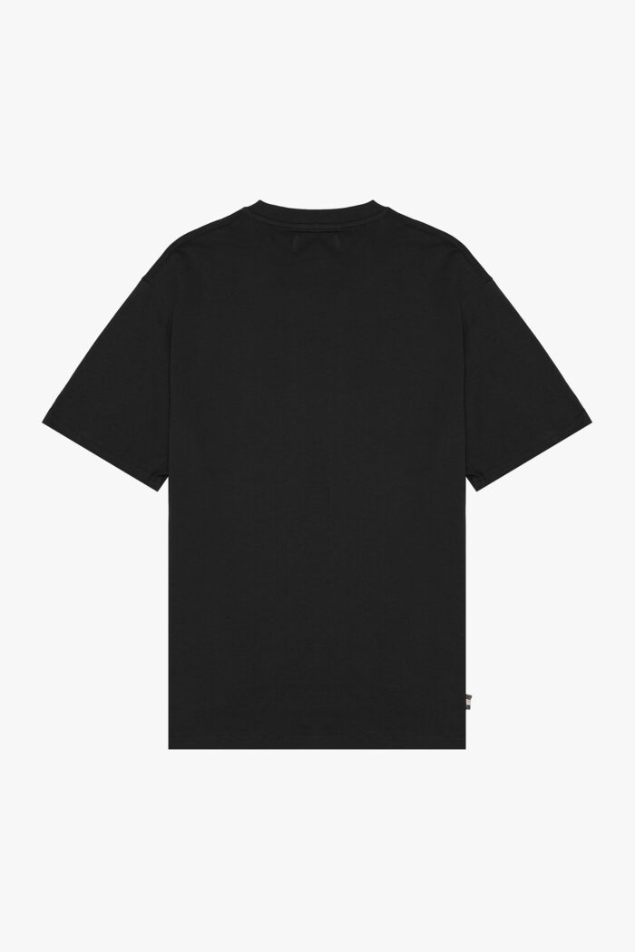 T-shirt Aquascutum Active PIPING LOGO T-SHIRT Nero – AA_A005_TS001