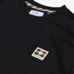 T-shirt Aquascutum Active RUBBER PATCH LOGO T-SHIRT Nero - Foto 3