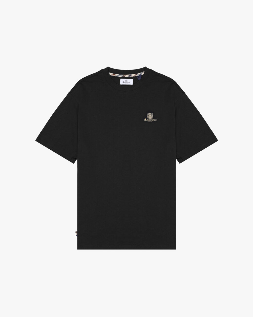 T-shirt Aquascutum Active SMALL LOGO T-SHIRT Nero - Foto 1