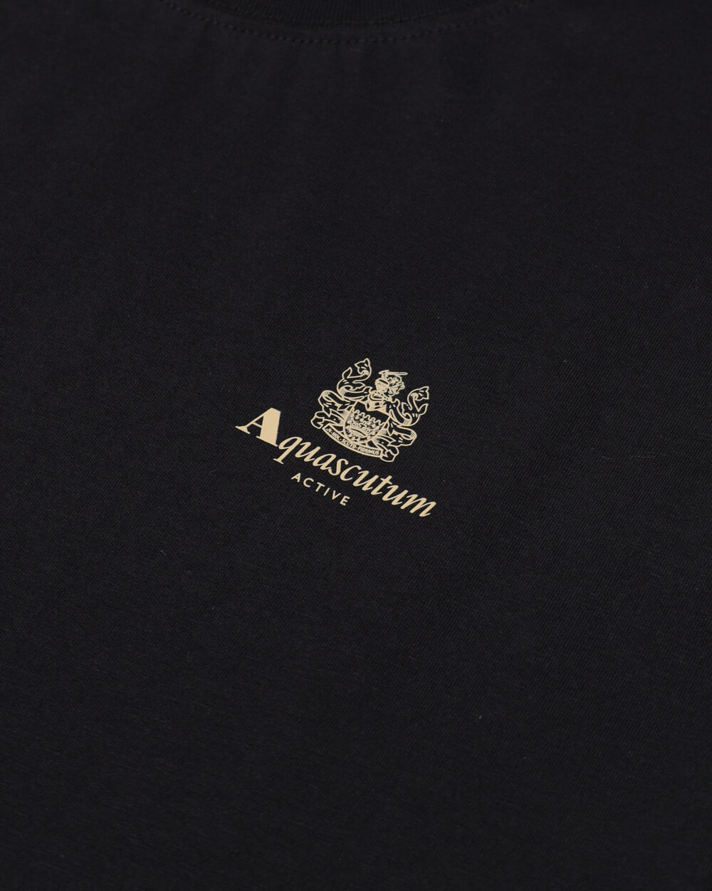 T-shirt Aquascutum Active SMALL LOGO T-SHIRT Nero - Foto 4