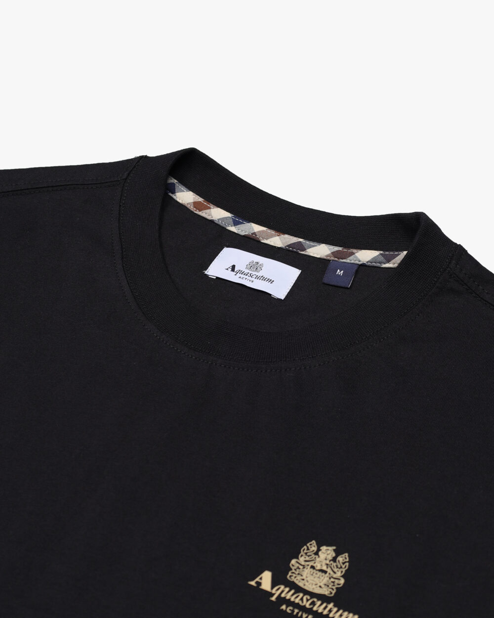 T-shirt Aquascutum Active SMALL LOGO T-SHIRT Nero - Foto 3