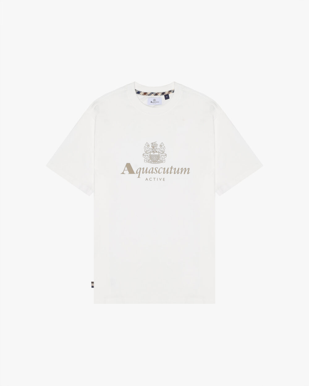 T-shirt Aquascutum Active BIG LOGO T-SHIRT Panna - Foto 1