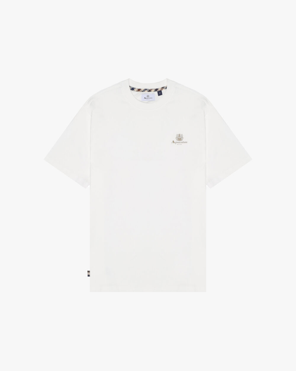 T-shirt Aquascutum Active SMALL LOGO T-SHIRT Panna - Foto 1