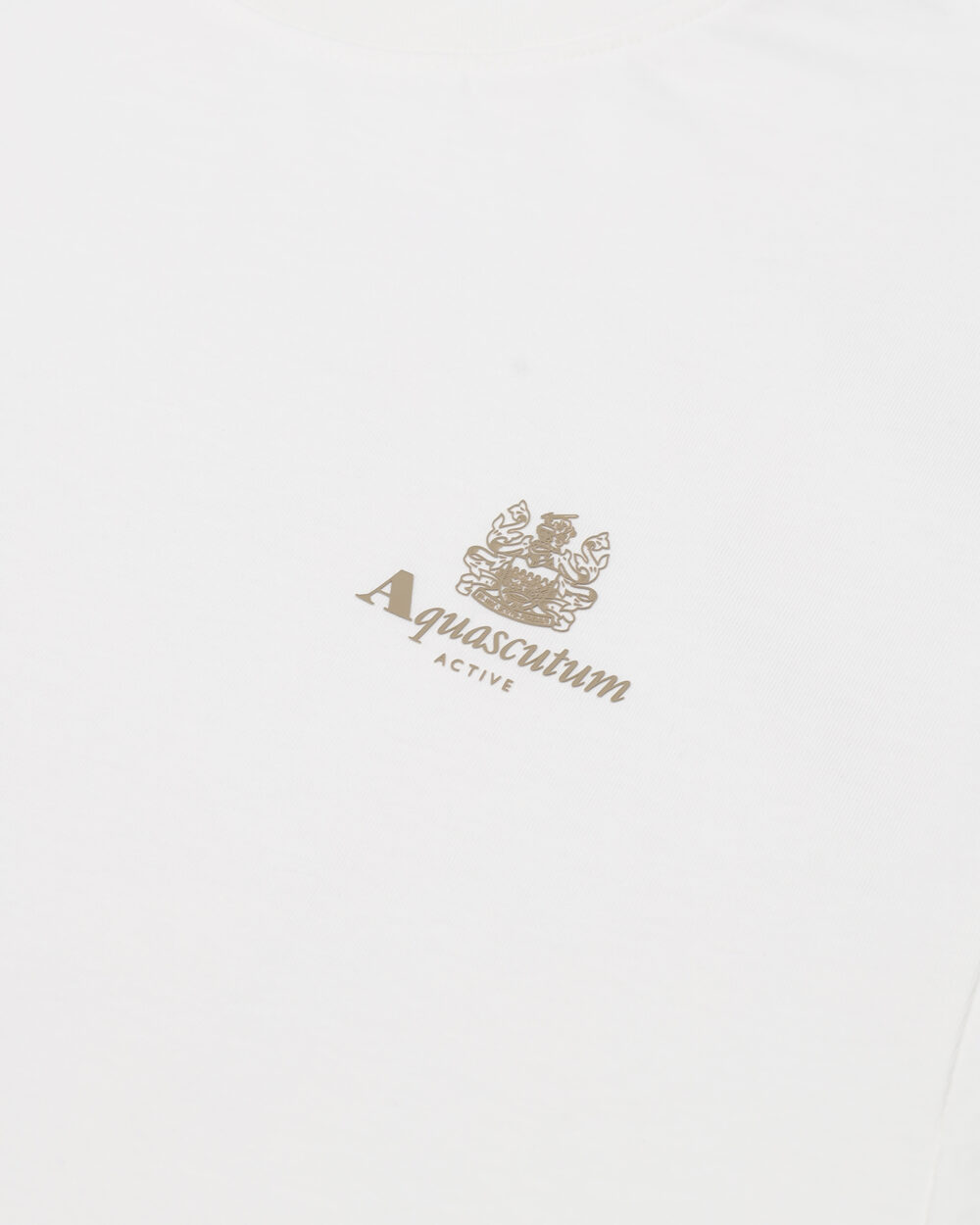 T-shirt Aquascutum Active SMALL LOGO T-SHIRT Panna - Foto 4