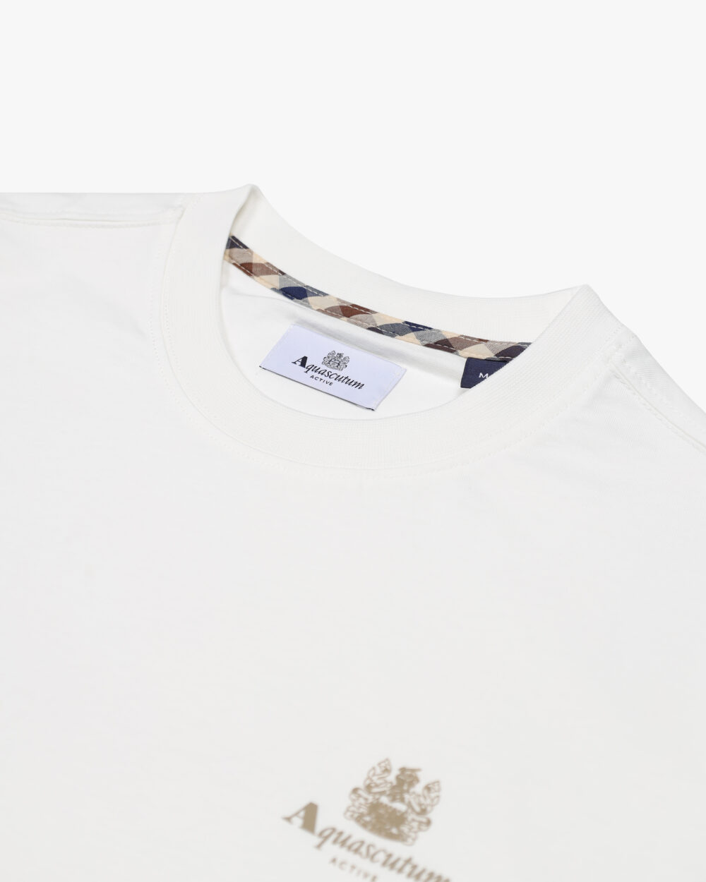 T-shirt Aquascutum Active SMALL LOGO T-SHIRT Panna - Foto 3