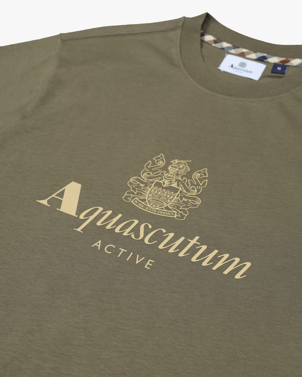 T-shirt Aquascutum Active BIG LOGO T-SHIRT Verde Oliva - Foto 3