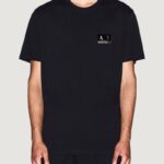 T-shirt Armani Exchange  Nero - Oro - Foto 1