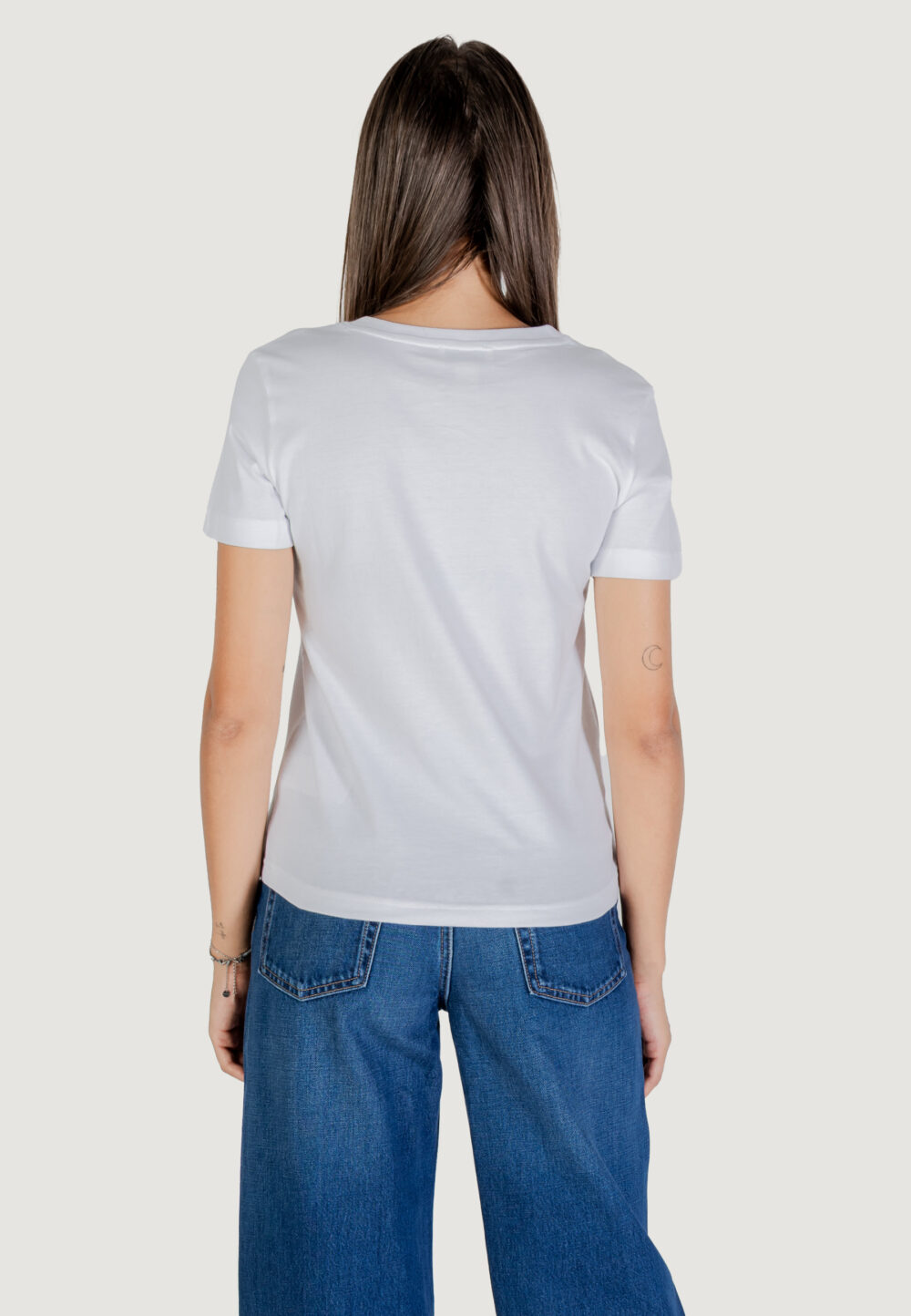 T-shirt Calvin Klein Jeans Archive Jersey Vnk Tee EU Bianco - Foto 2