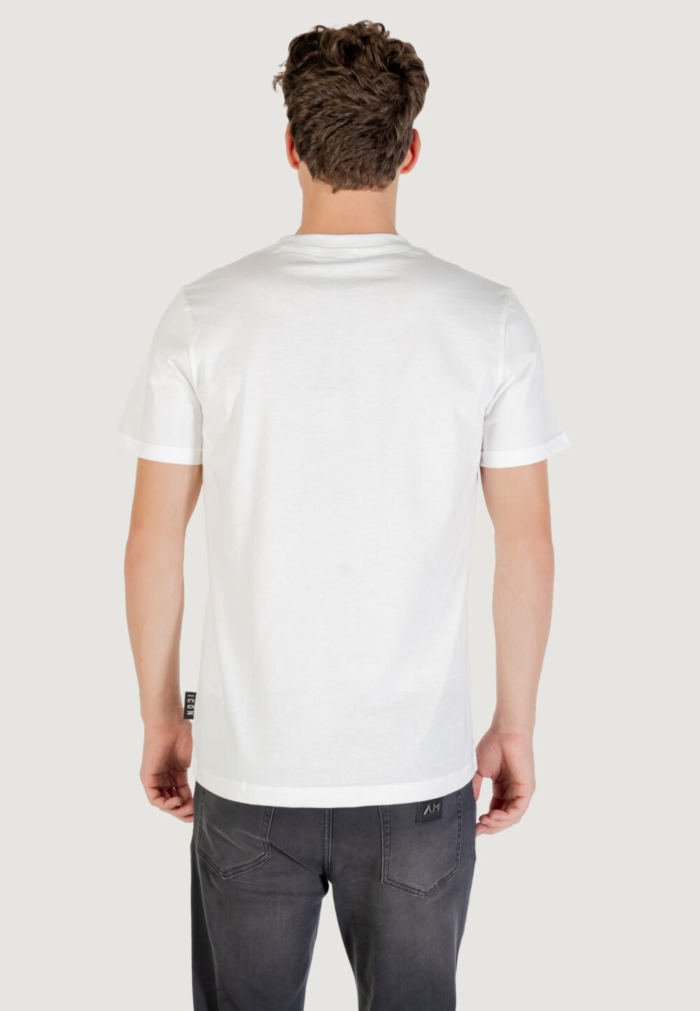 T-shirt Icon  Bianco - Nero - Foto 4