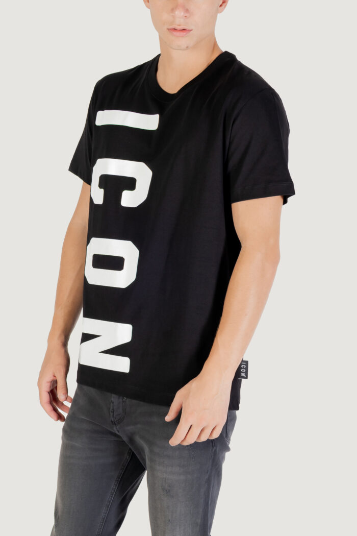 T-shirt Icon  Black-White – ICUF2W6T004