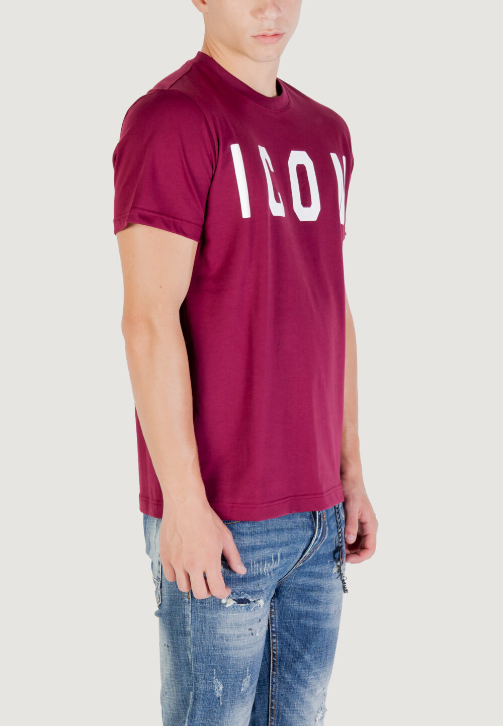 T-shirt Icon  Bordeaux - Foto 3