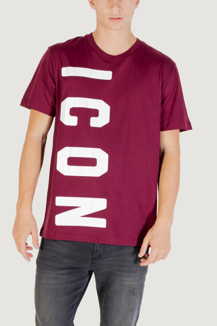 T-shirt Icon  Bordeaux – ICUF2W6T004