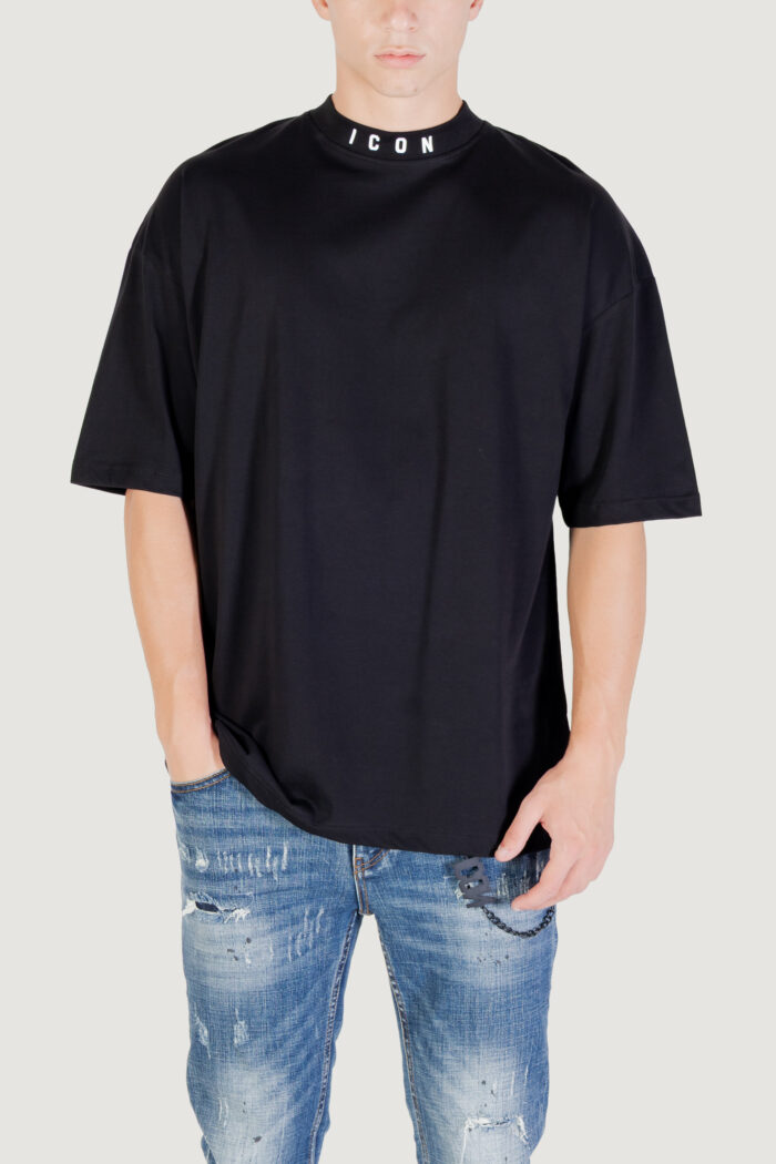 T-shirt Icon  Nero – ICUF2W6T007