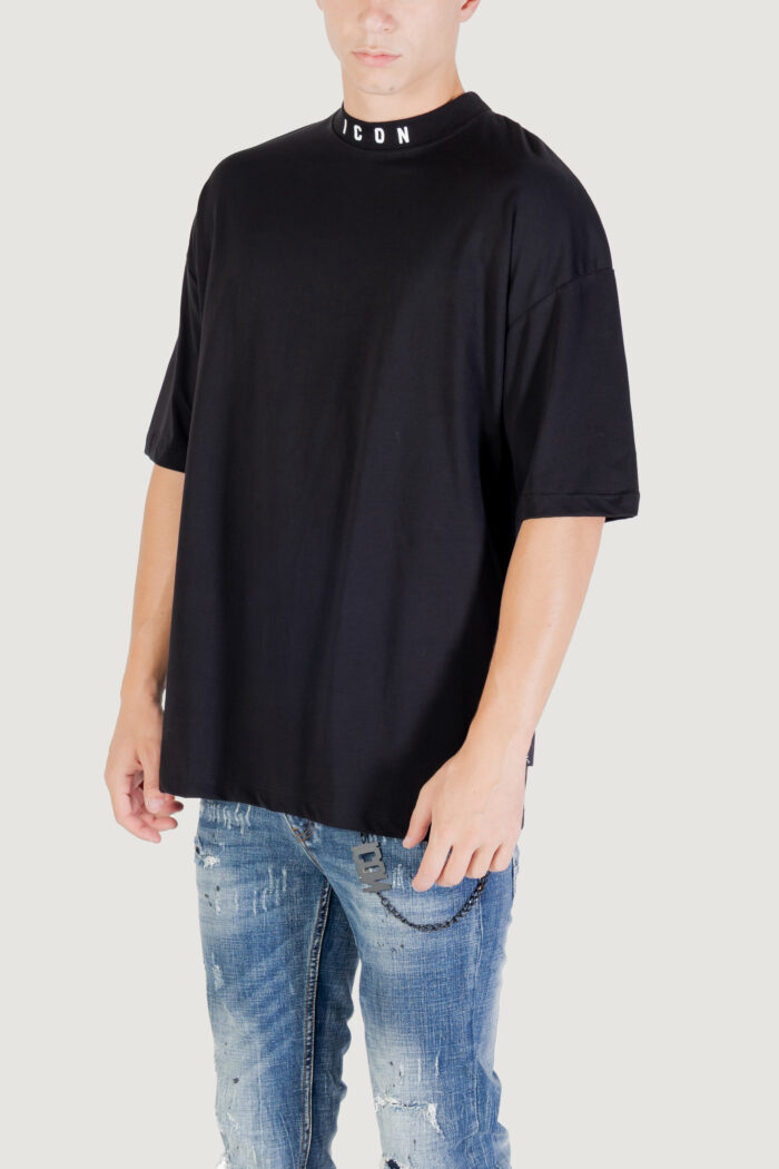 T-shirt Icon  Nero – ICUF2W6T007