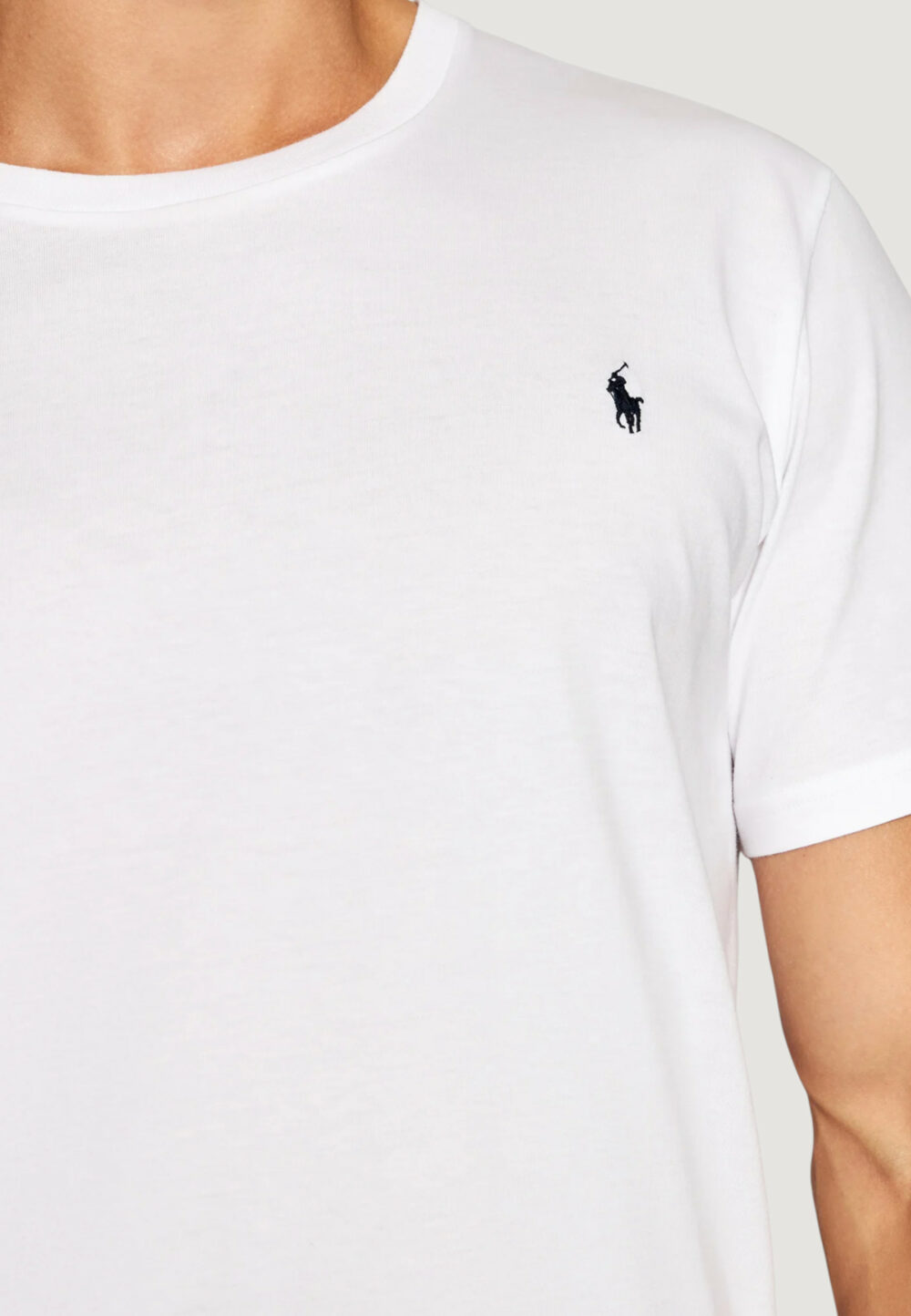 T-shirt Ralph Lauren S/S CREW-SLEEP-TOP Bianco - Foto 4