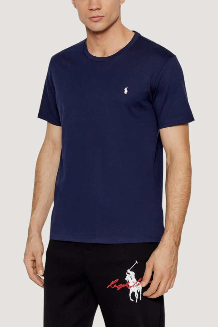 T-shirt Ralph Lauren S/S CREW-SLEEP-TOP Blu – 714844756002
