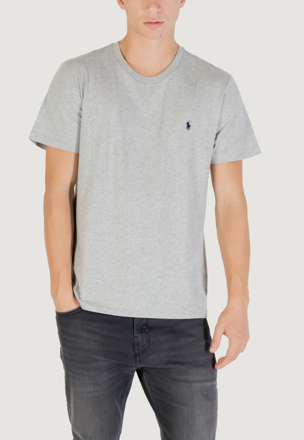 T-shirt Ralph Lauren S/S CREW-SLEEP-TOP Grigio Chiaro - Foto 1