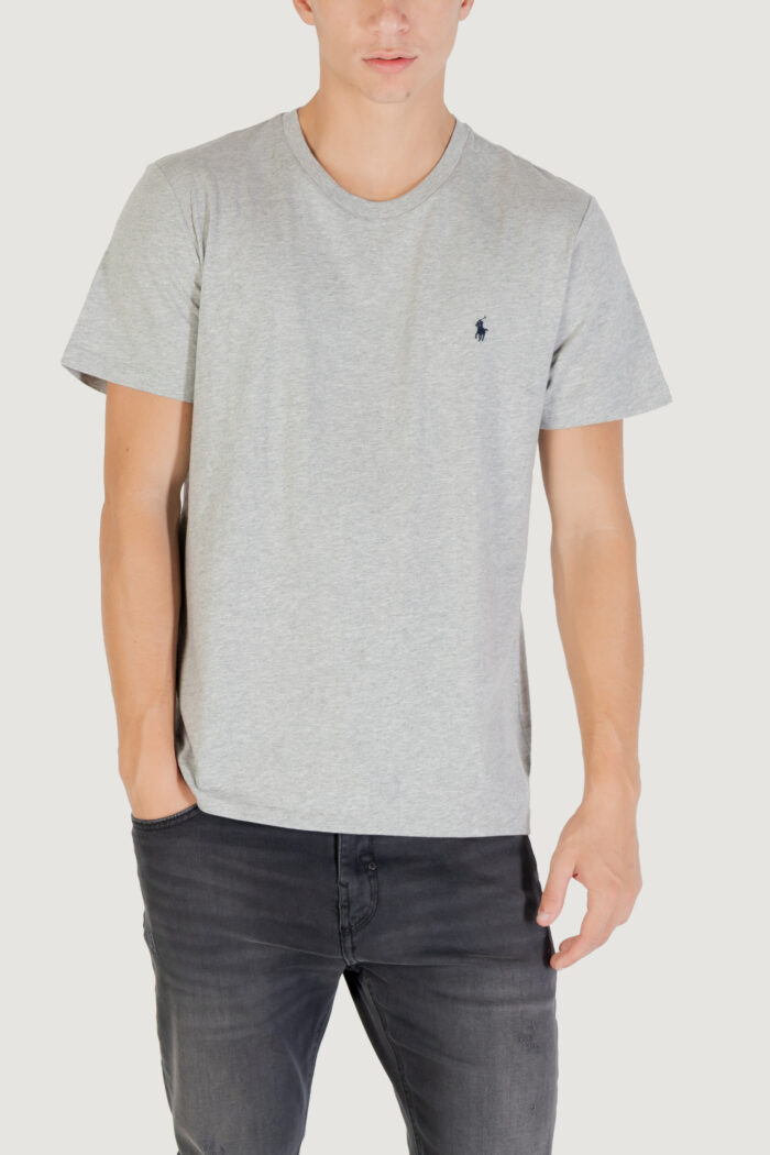 T-shirt Ralph Lauren S/S CREW-SLEEP-TOP Grigio Chiaro – 714844756003