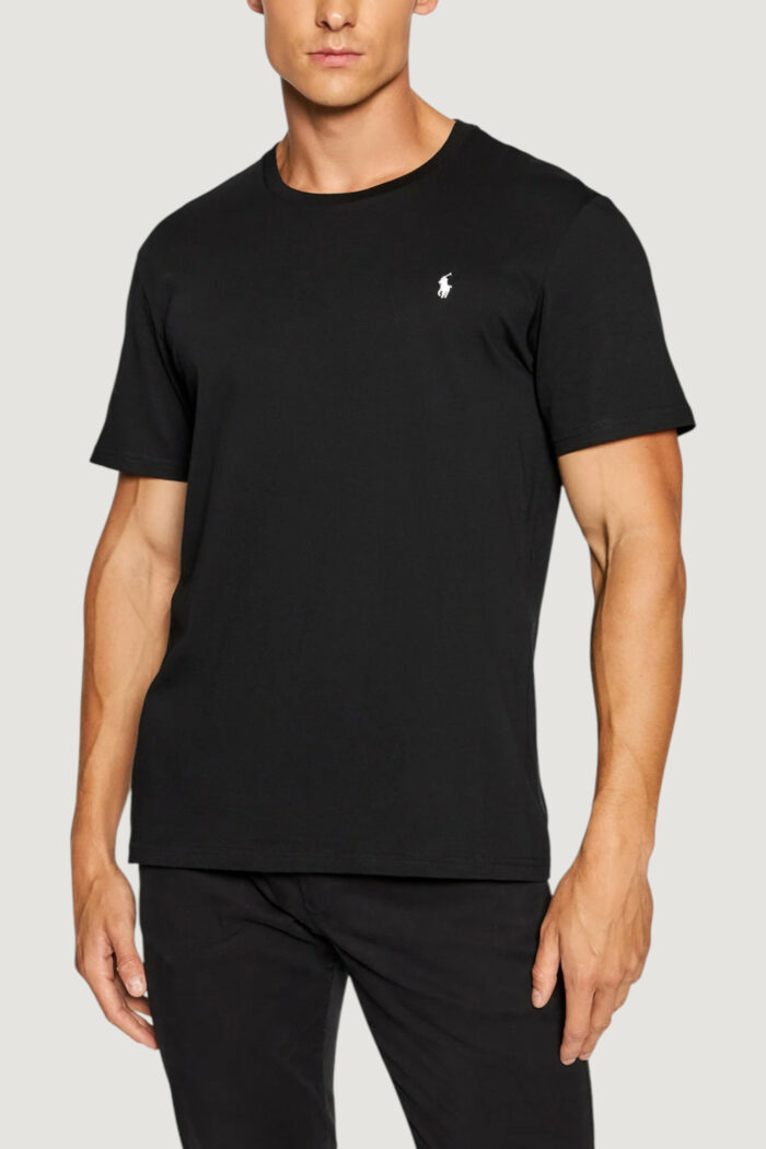 T-shirt Ralph Lauren S/S CREW-SLEEP-TOP Nero – 714844756001