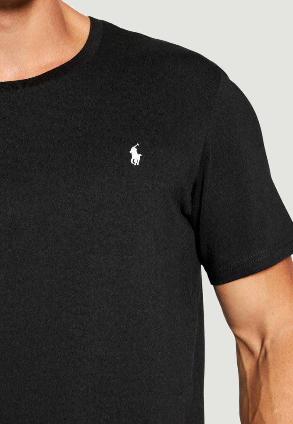 T-shirt Ralph Lauren S/S CREW-SLEEP-TOP Nero - Foto 4