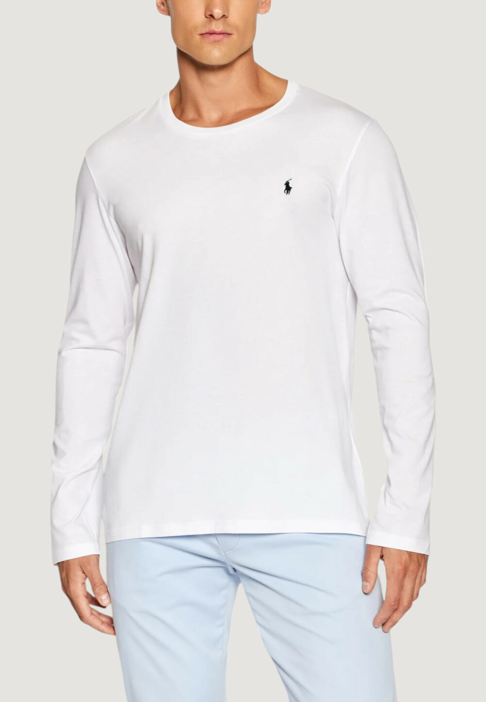 T-shirt manica lunga Ralph Lauren L/S CREW-SLEEP-TOP Bianco - Foto 1