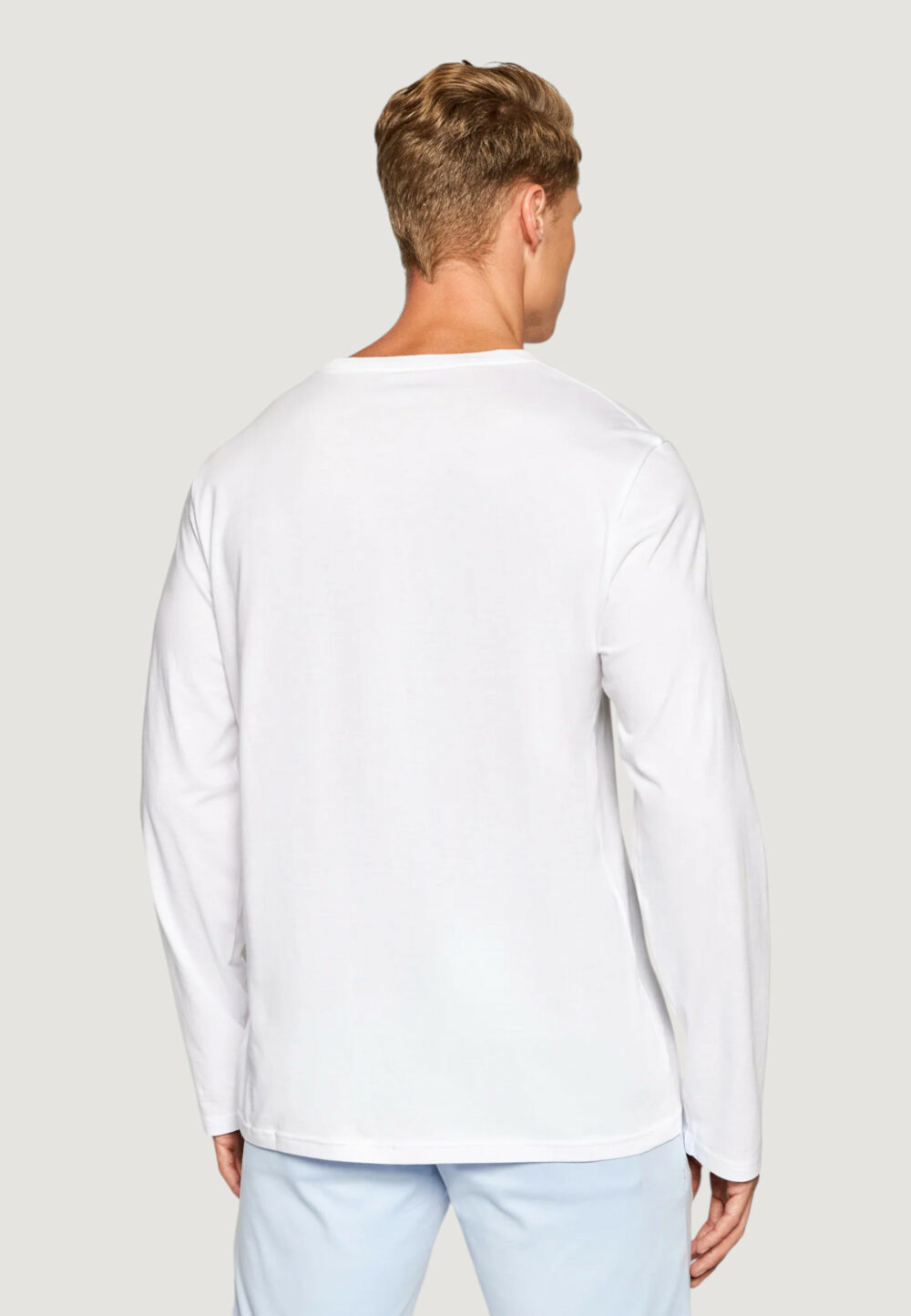 T-shirt manica lunga Ralph Lauren L/S CREW-SLEEP-TOP Bianco - Foto 2