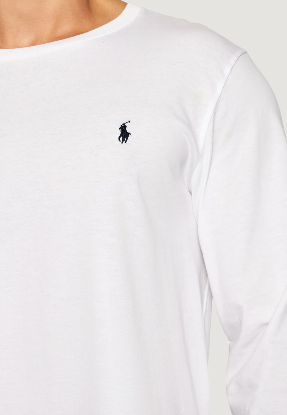 T-shirt manica lunga Ralph Lauren L/S CREW-SLEEP-TOP Bianco - Foto 4