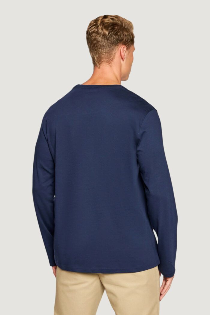 T-shirt manica lunga Ralph Lauren L/S CREW-SLEEP-TOP Blu – 714844759002
