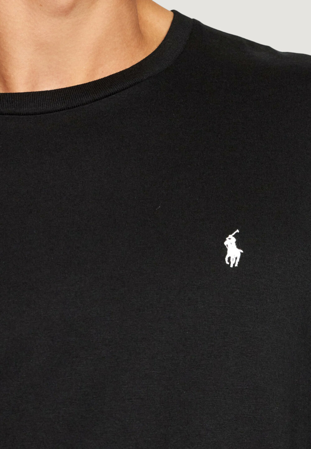 T-shirt manica lunga Ralph Lauren L/S CREW-SLEEP-TOP Nero - Foto 4