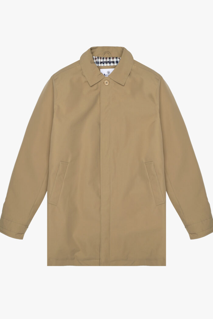 Trench Aquascutum Active SHELL ACTIVE MID TRENCH Beige scuro – AA_ICON_JK009