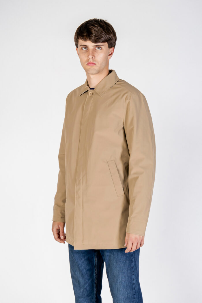 Trench Aquascutum Active SHELL ACTIVE MID TRENCH Beige scuro – AA_ICON_JK009